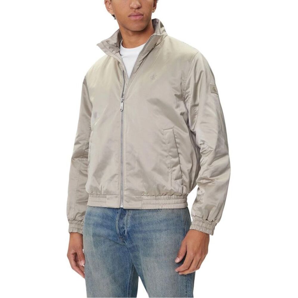 Calvin Klein Jeans Beige Recycled Polyester Men's Bomber